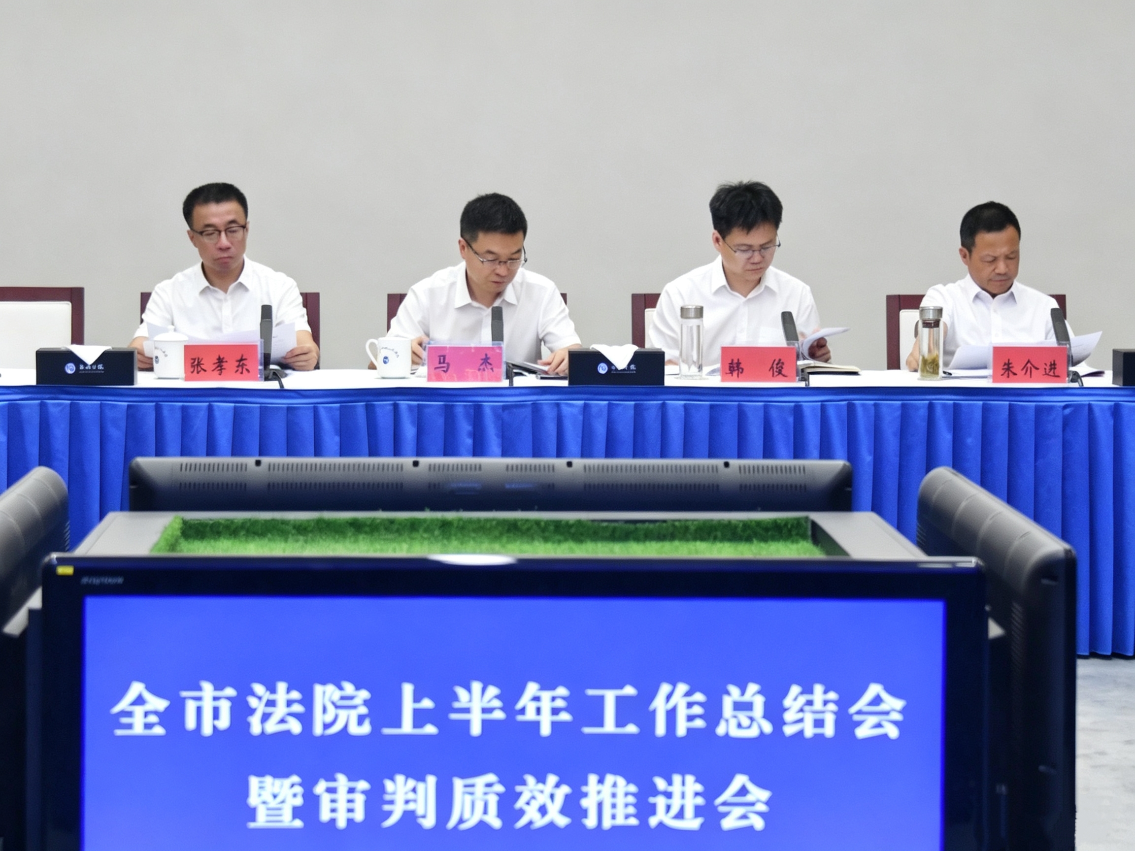 全市法院上半年工作总结会暨审判质效推进会召开